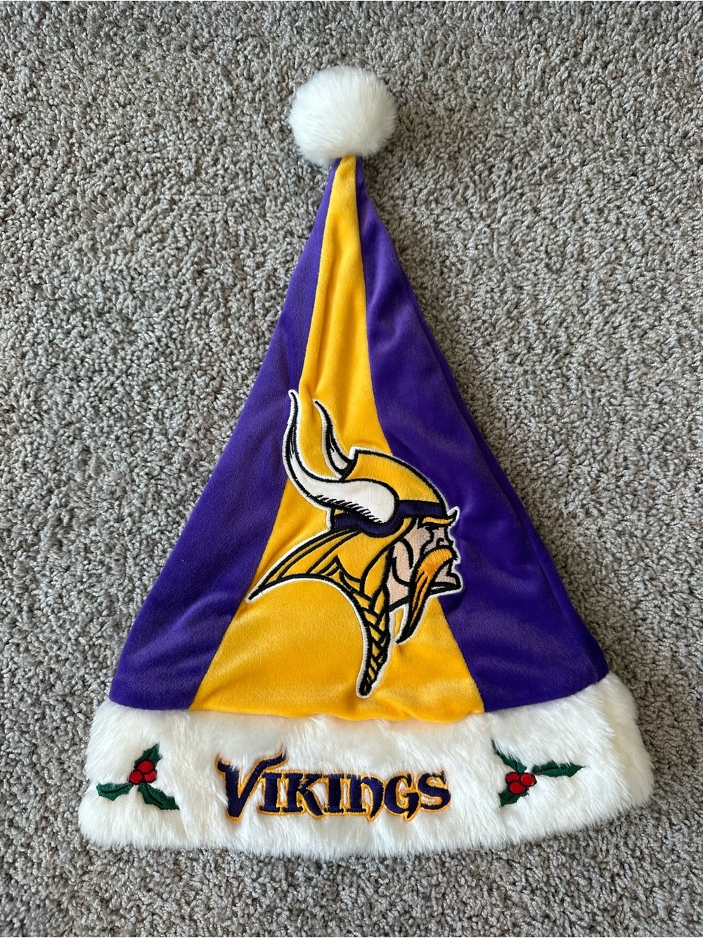 NFL Minnesota Vikings Santa Hat